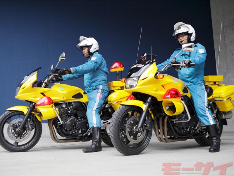 白バイそっくりな「黒バイ」「黄バイ」って何だ!? 機動力を生かして