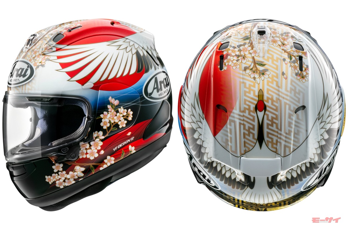 AraiRX7X バイクフルフェイスヘルメット レトロサムライデザイン L