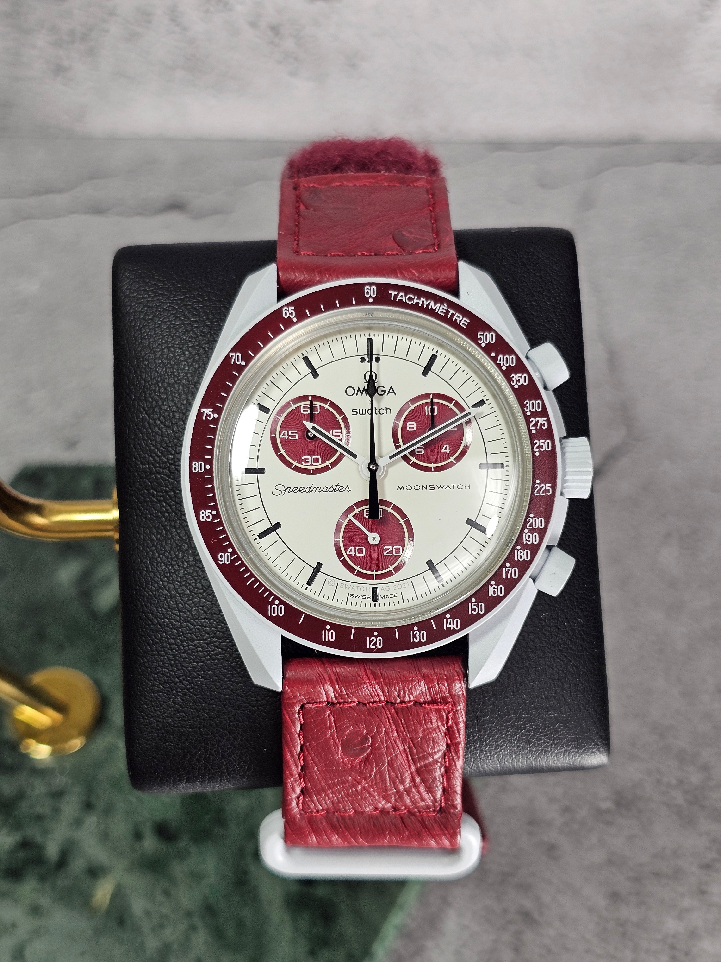 Omega X Swatch MoonSwatch Collection: Ostrich Pluto – MGB WATCHES