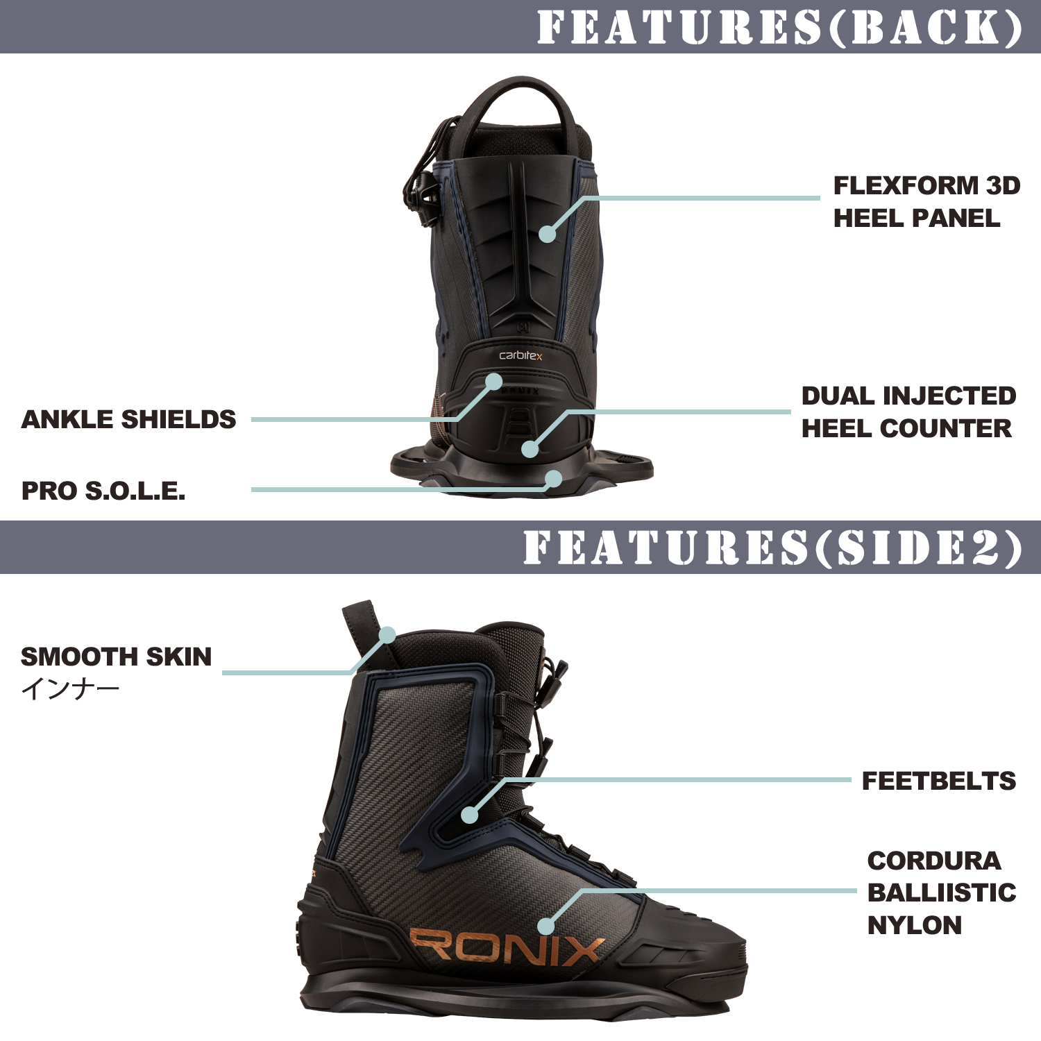 RONIX ロニックス ONE CARBITEX ワンカービテックス ウェイクボード