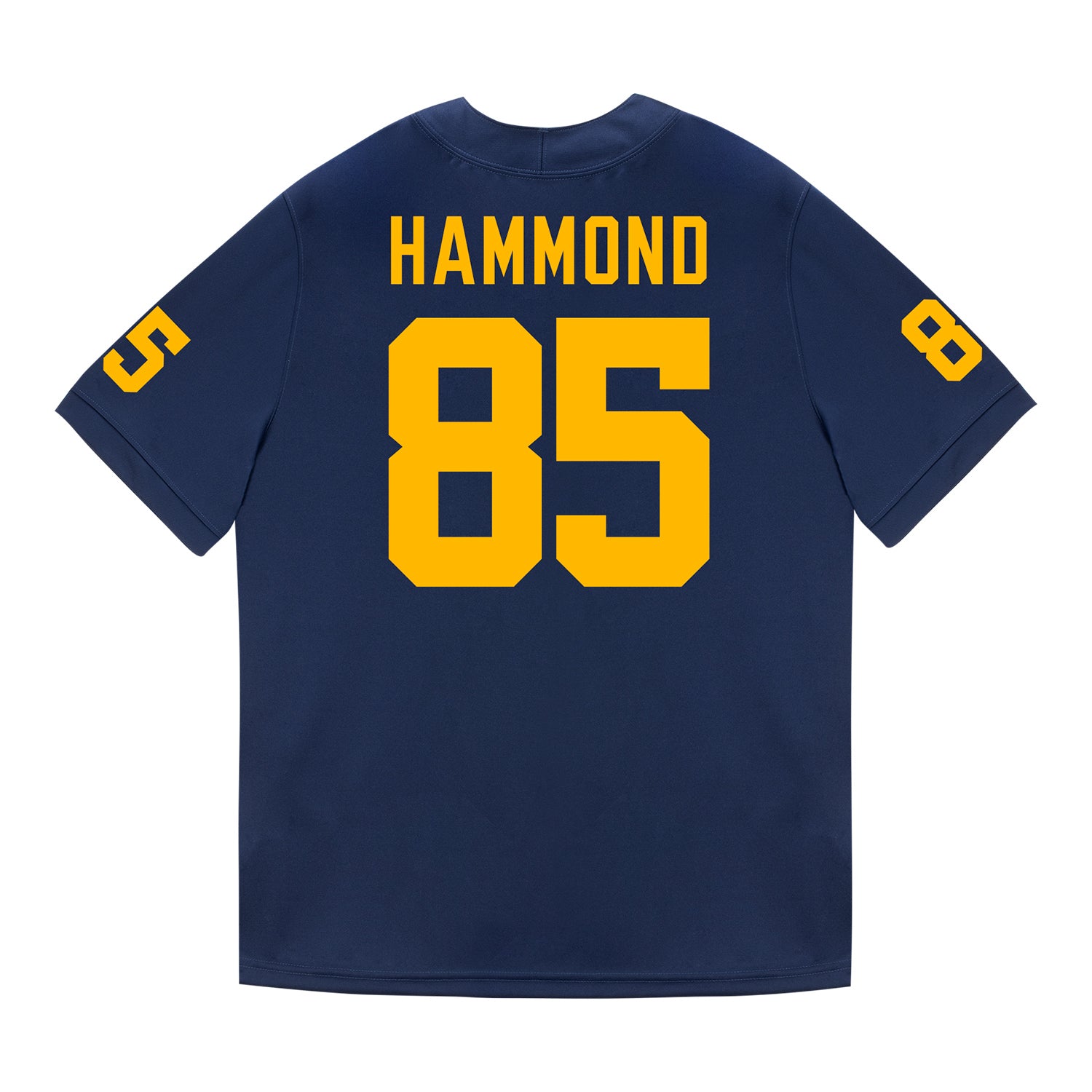 Michigan Wolverines #85 Ted Hammond Student Athlete Blue Football