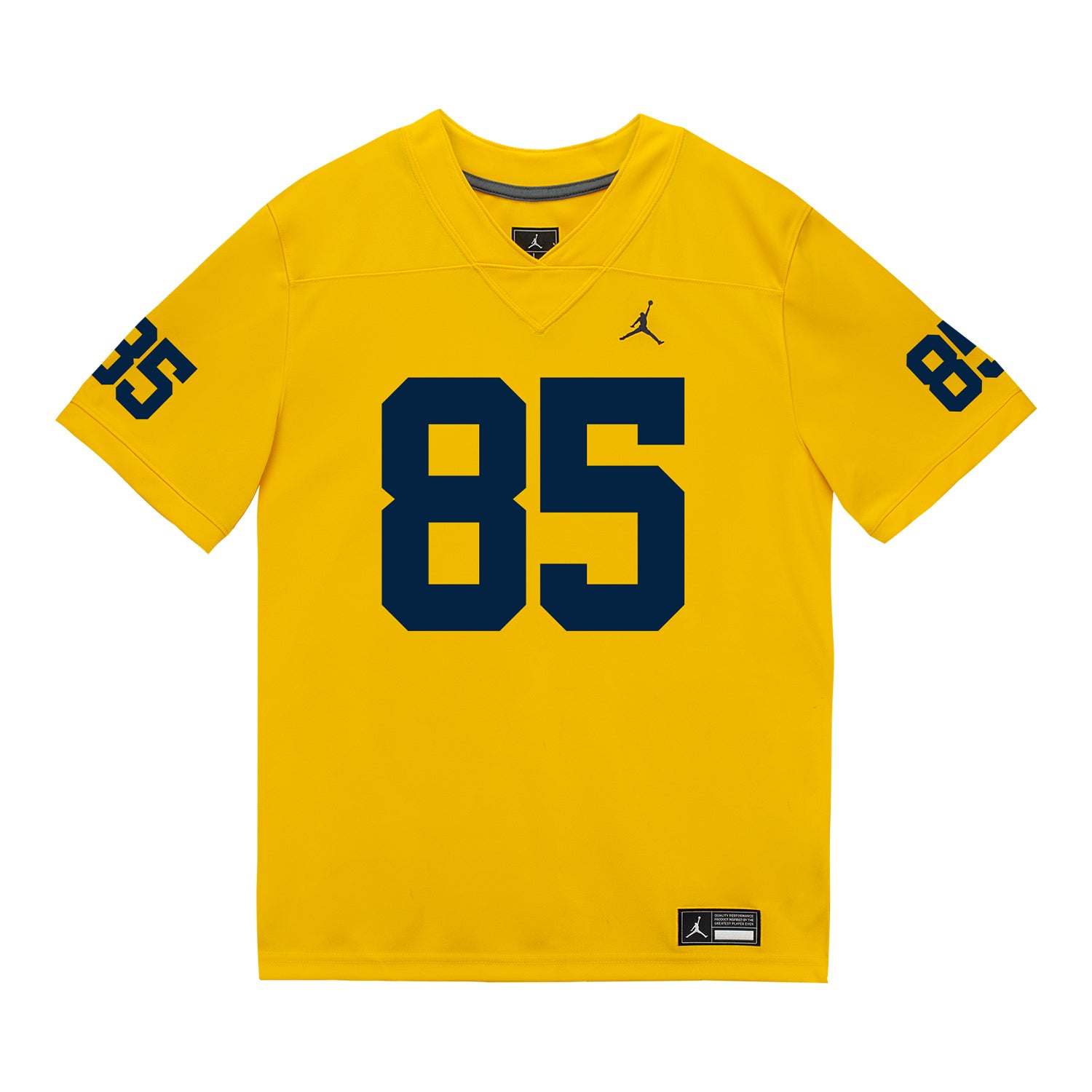 Michigan Wolverines #85 Ted Hammond Student Athlete Maize Football