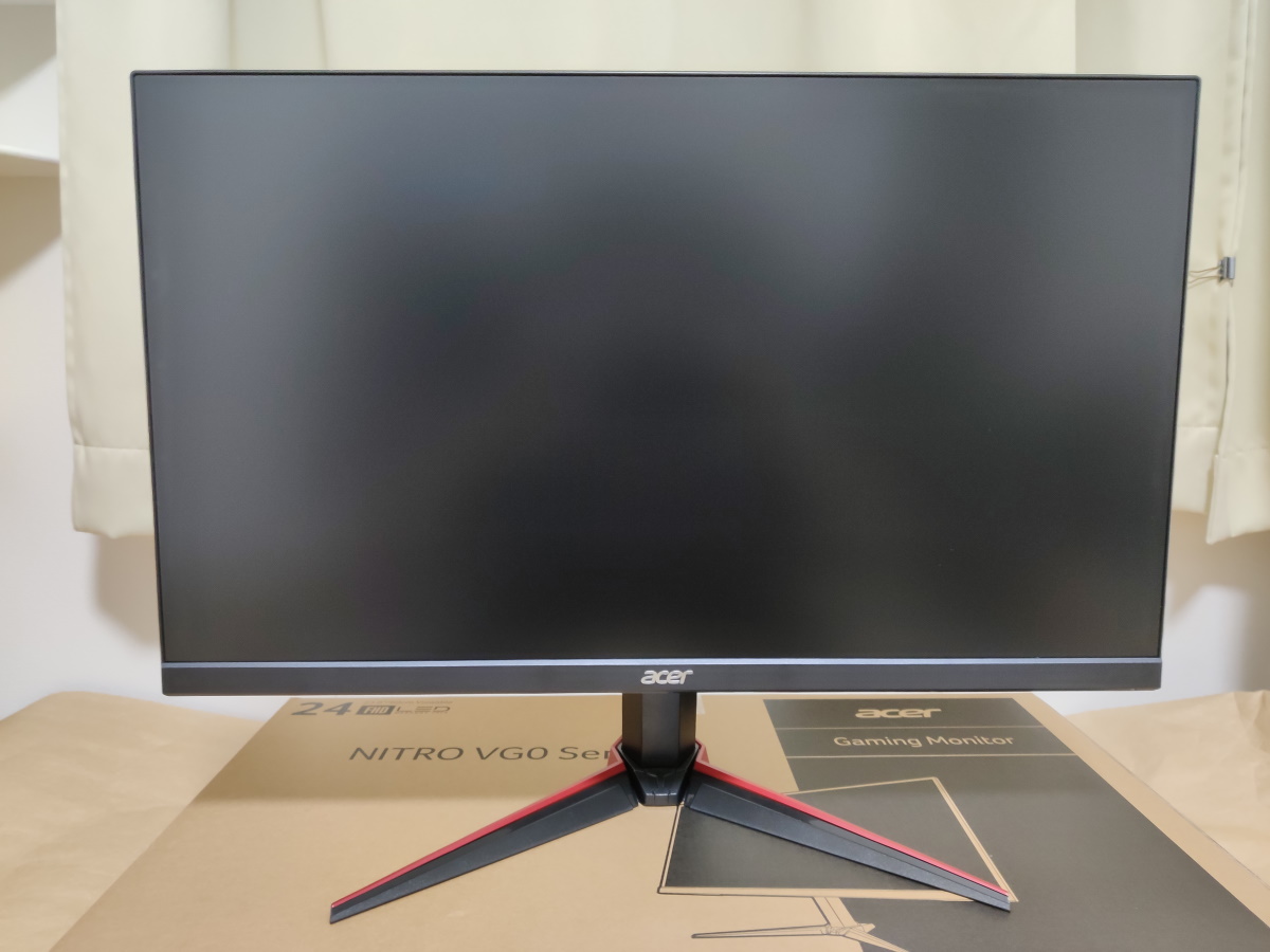 Acer VG240YSbmiipxのレビュー！HDR対応のIPSゲーミングモニター