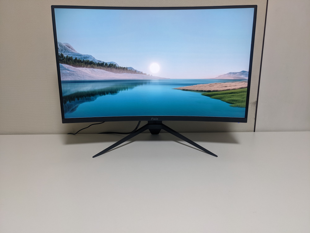 Pixio PXC277のレビュー！湾曲パネル採用のWQHD+165Hzゲーミング