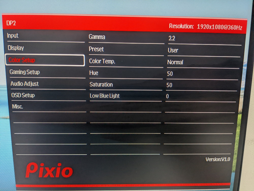 Pixio PX259 Prime Sのレビュー！最安の360Hzゲーミングモニター