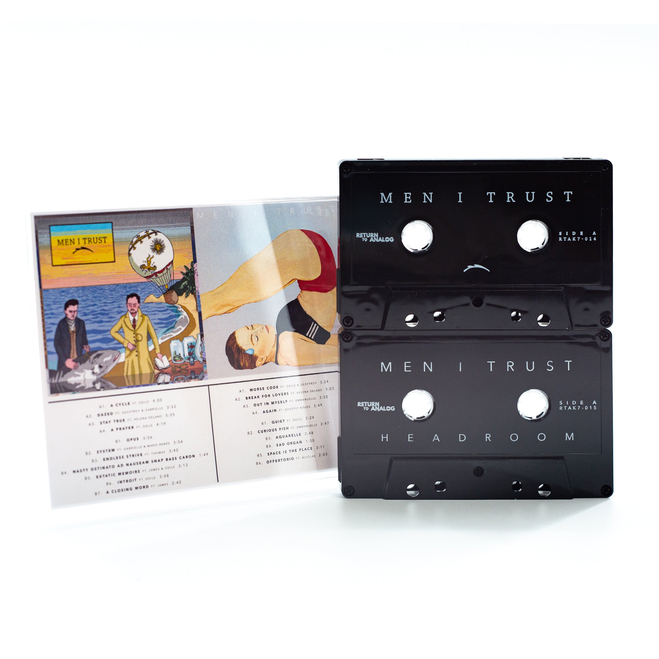 Men I Trust Cassette - Men I Trust / Headroom Double Tape Box
