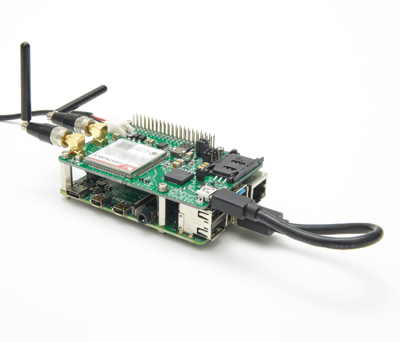 4G（ LTE ）通信モジュール「4GPi」| ラズパイ用HAT