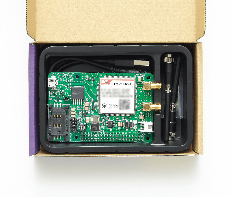 4G（ LTE ）通信モジュール「4GPi」| ラズパイ用HAT