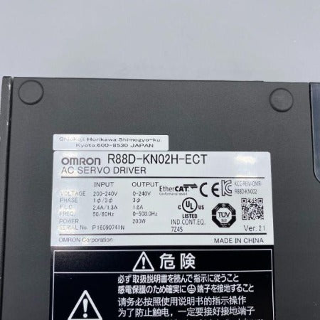 ACサーボモータドライバ オムロン R88D-KN02H-ECT | FA機器、メカトロ