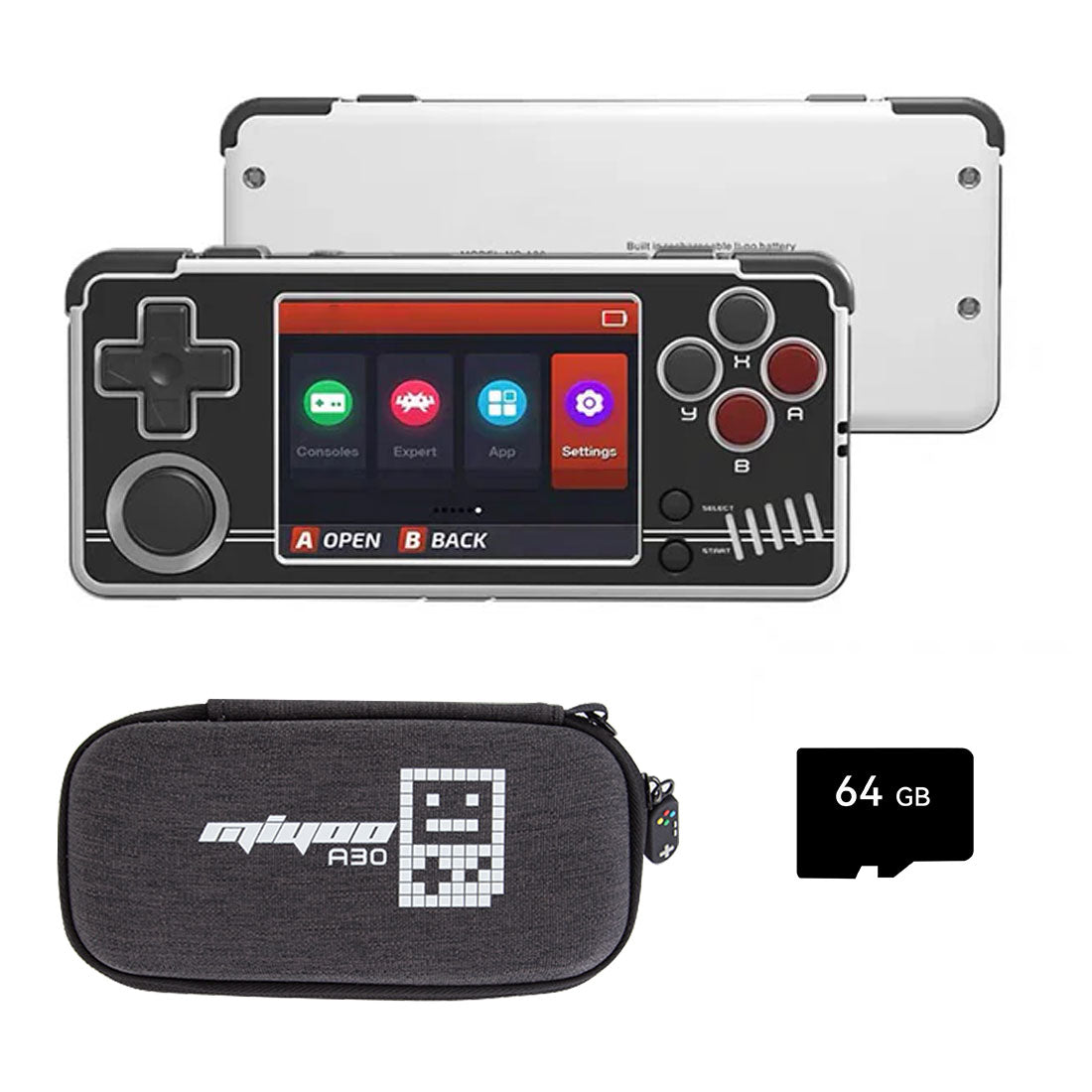 Miyoo A30 Retro Handheld Gaming Console (Spruce OS v2.3.0)
