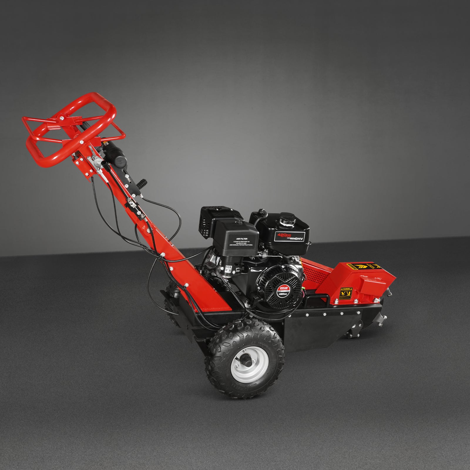 MechMaxx 15-inch 15hp 420cc Ducar E-Start Stump Grinder with Tow Bar