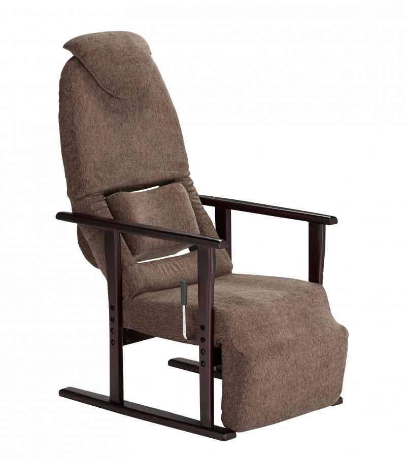 背中ピッタリ腰が楽!背楽チェア リラックス SEC-02 フットレスト付き