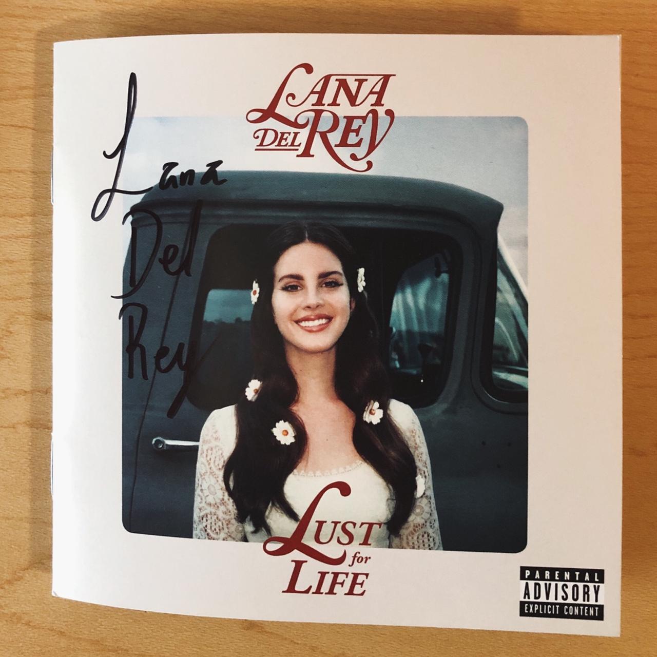 Signed Lana Del Rey Lust For Life album cover. $85 obo | Depop