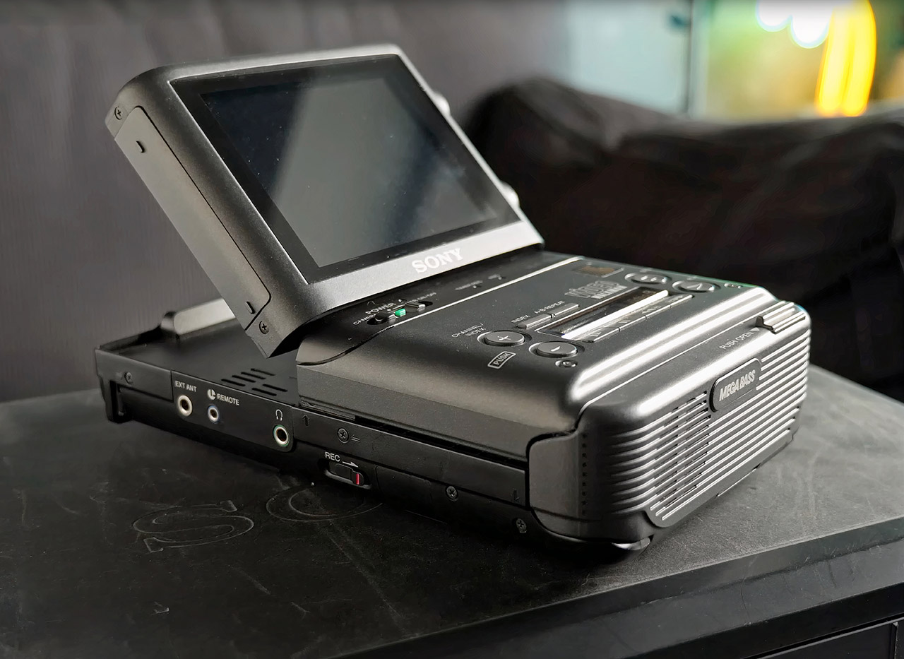 Before DVD Players, There was the Sony GV-500 Video Walkman, an