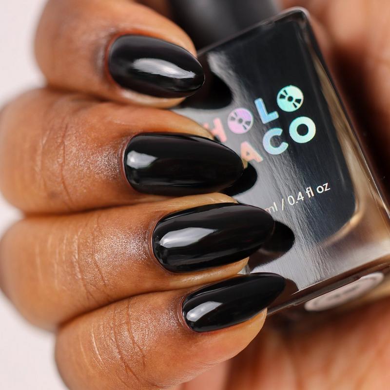 Holo Taco - One-Coat Black Crème Nail Polish | Ulta Beauty