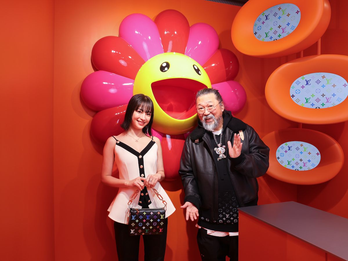 広瀬すずが「LOUIS VUITTON × MURAKAMI ポップアップストア」に来場