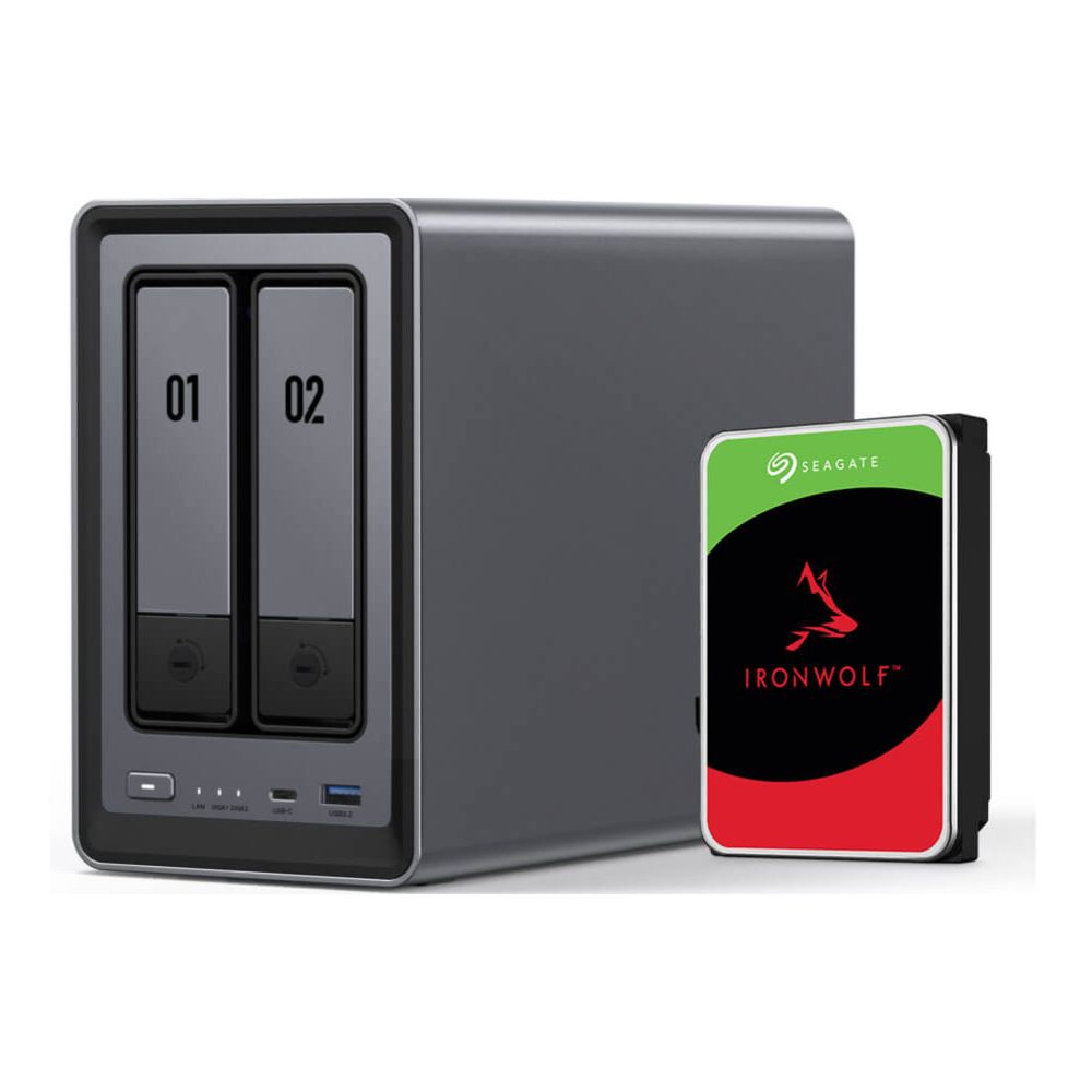 UGREEN NASync DXP2800 2-Bay-NAS (Diskless) Includes 4TB (Seagate