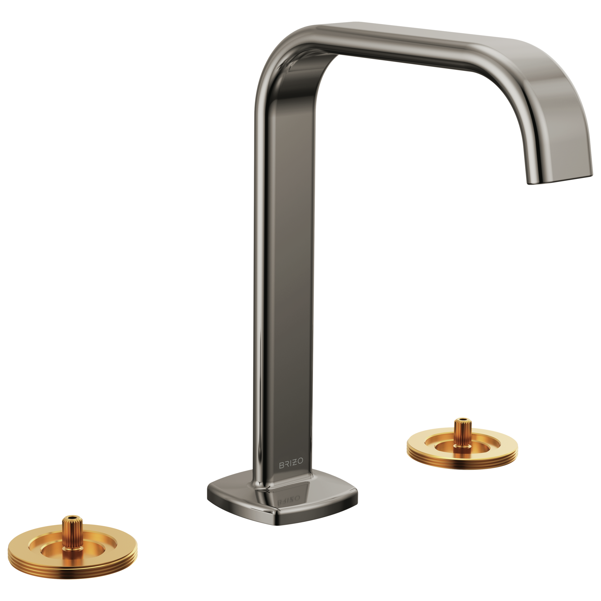Allaria® | Widespread Lavatory Faucet with Square Spout - Less Handles