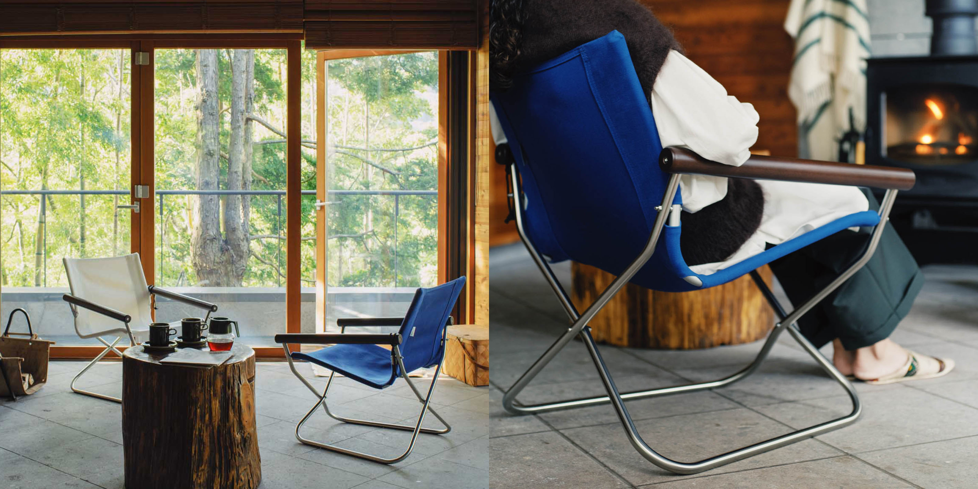 ニーチェア banex コラボ Mチェア 301 オットマン バネックス 川島