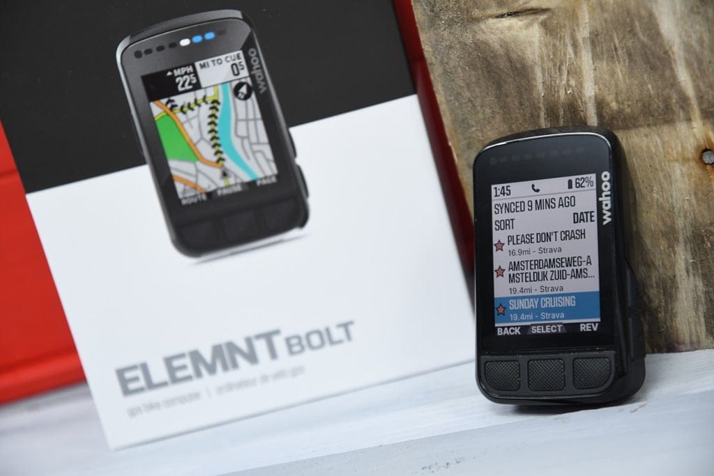 Wahoo ELEMNT BOLT V2/2021 with Color Screen & Maps: A Review In