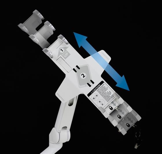 施錠付タブレットマウント