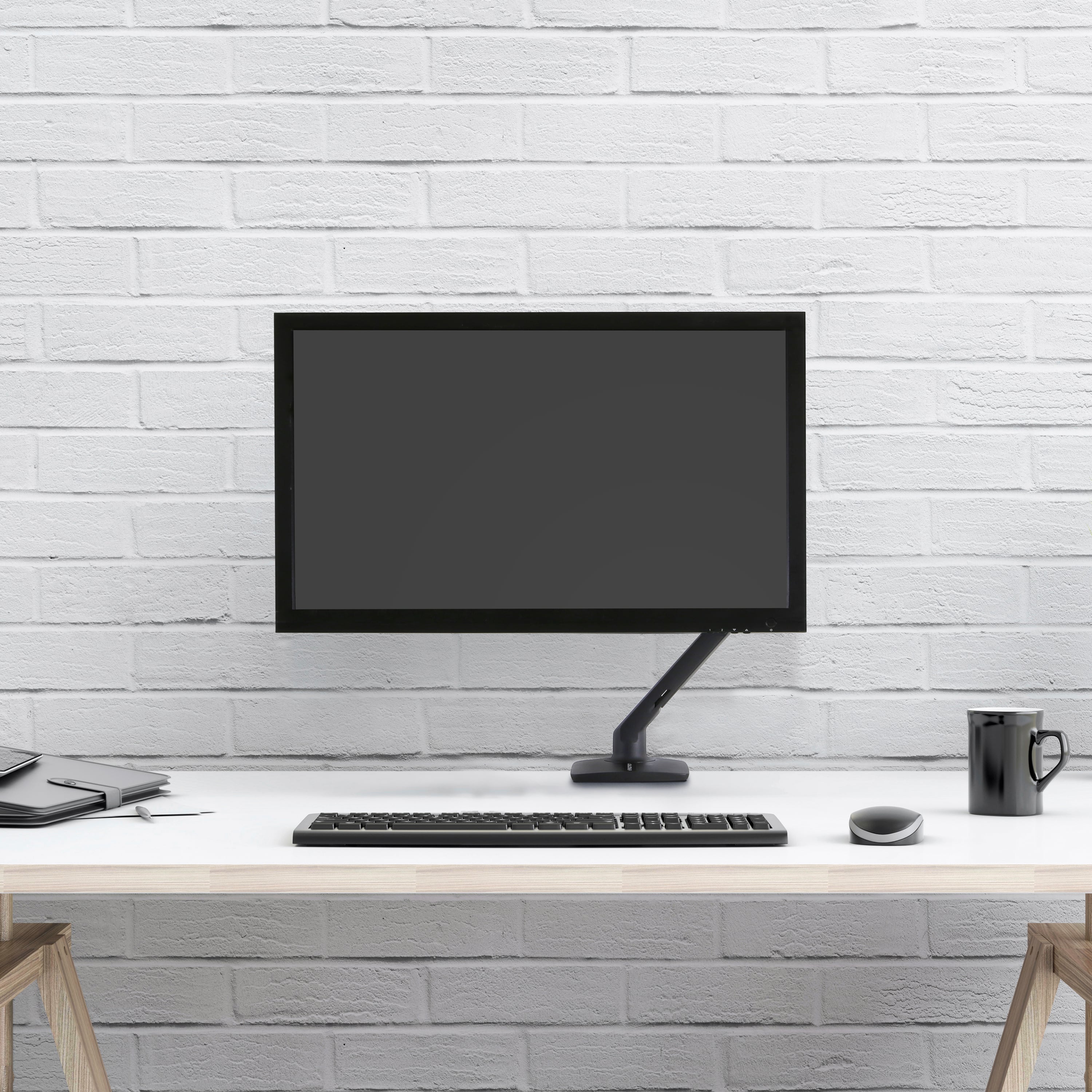 Desk Mounted Monitor Arm | Sleek Design and Solid Construction