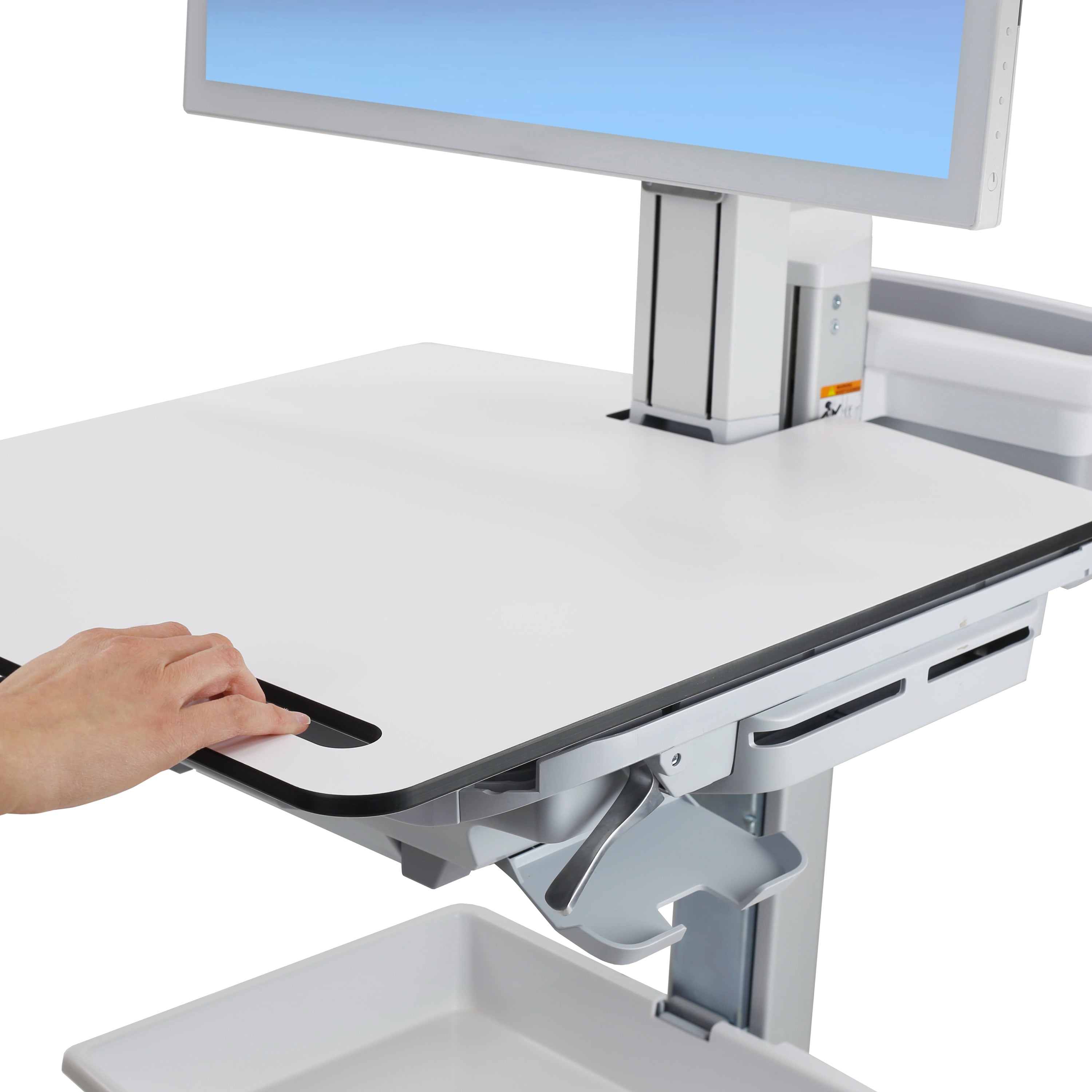 StyleView® Cart - Sliding Worksurface | Ergotron