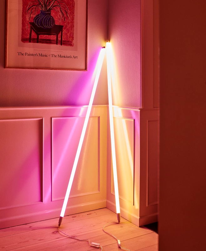 HAY Neon Tube LED, 150 cm, pink | Finnish Design Shop