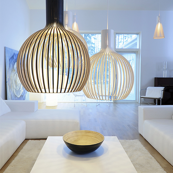 Secto Design Octo 4240 pendant, walnut | Finnish Design Shop