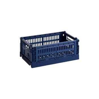 HAY Colour Crate, S, recycled plastic, electric blue | Finnish