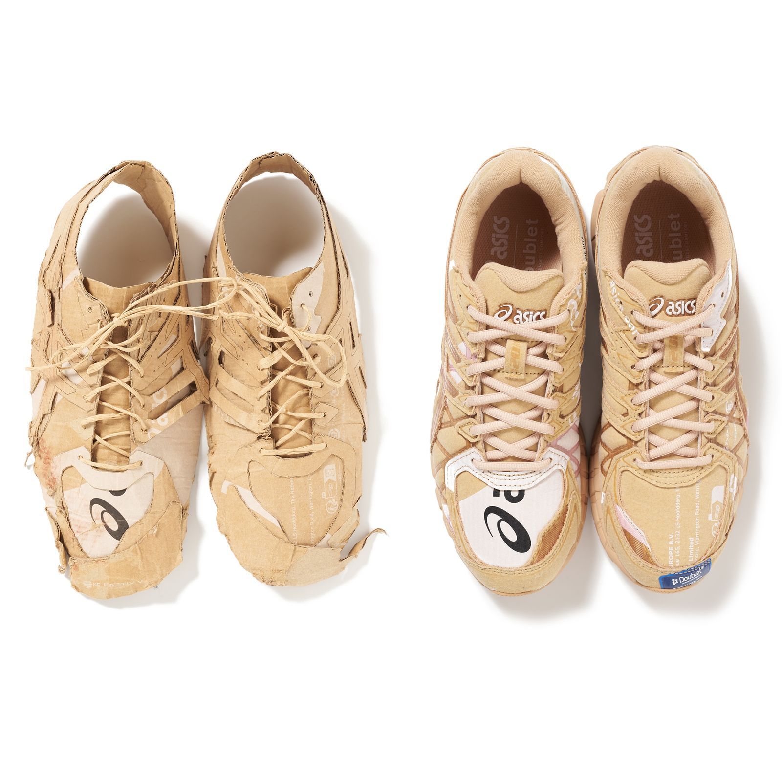 シューズボックスからインスパイア！ アシックスがダブレットと初の