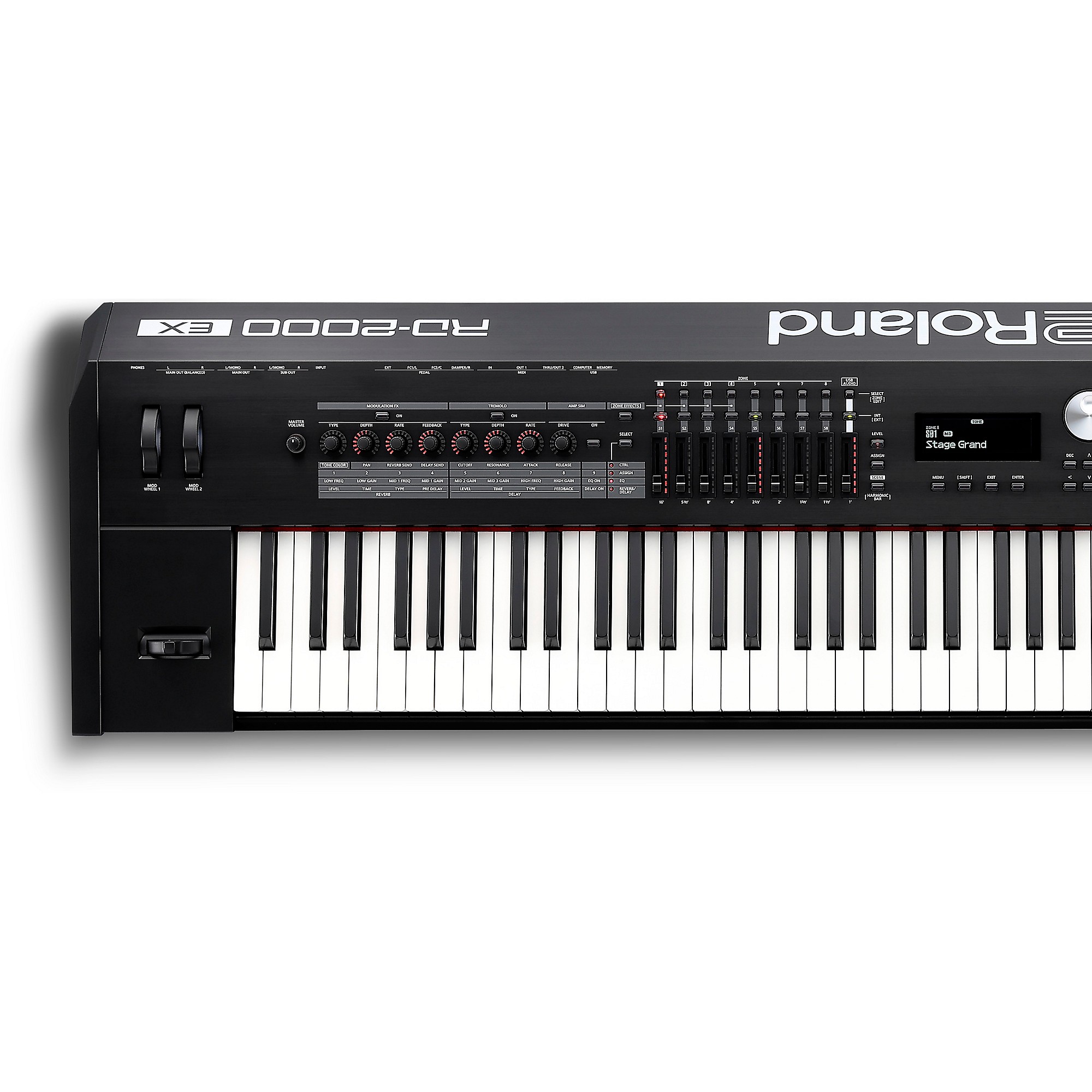 Roland RD-2000 EX Digital Stage Piano - Black | Guitar Center