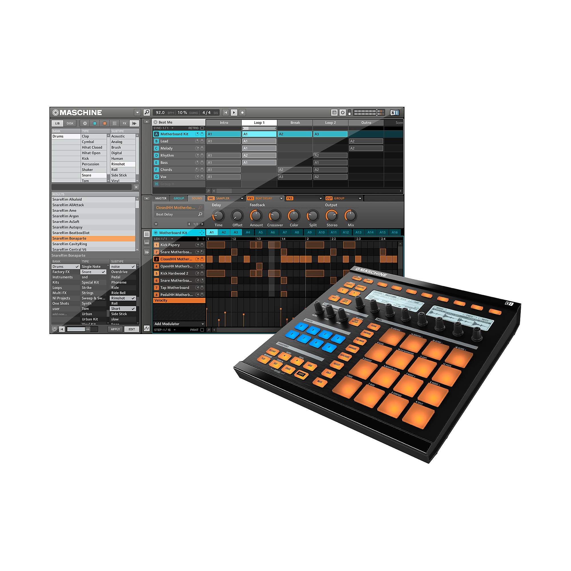 Native Instruments MASCHINE Groove Production Studio | Guitar Center