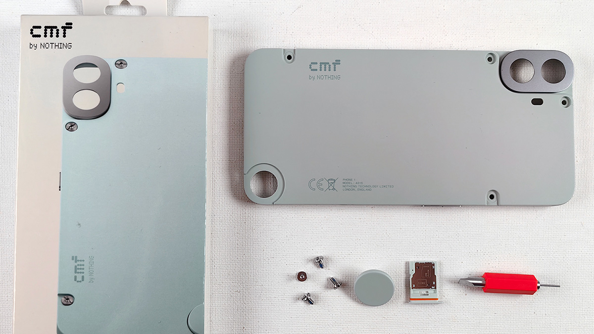 Nothingの最新スマホ「CMF Phone 1」は背面カバー交換でスマホに