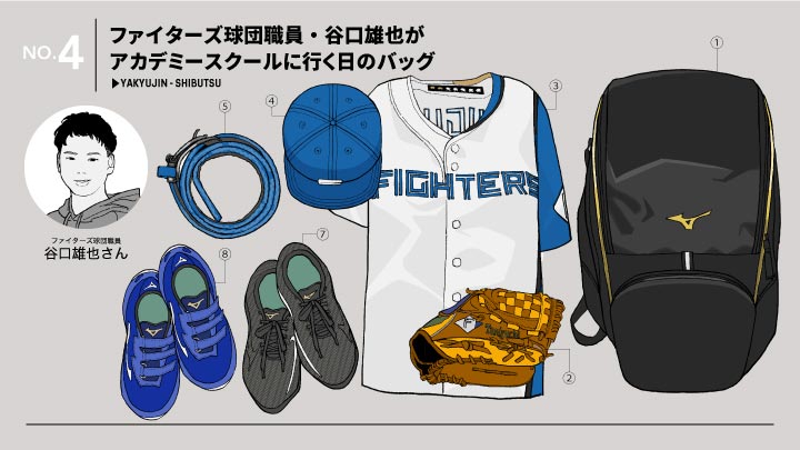 ファイターズ球団職員・谷口雄也が出社する日＆アカデミースクールに