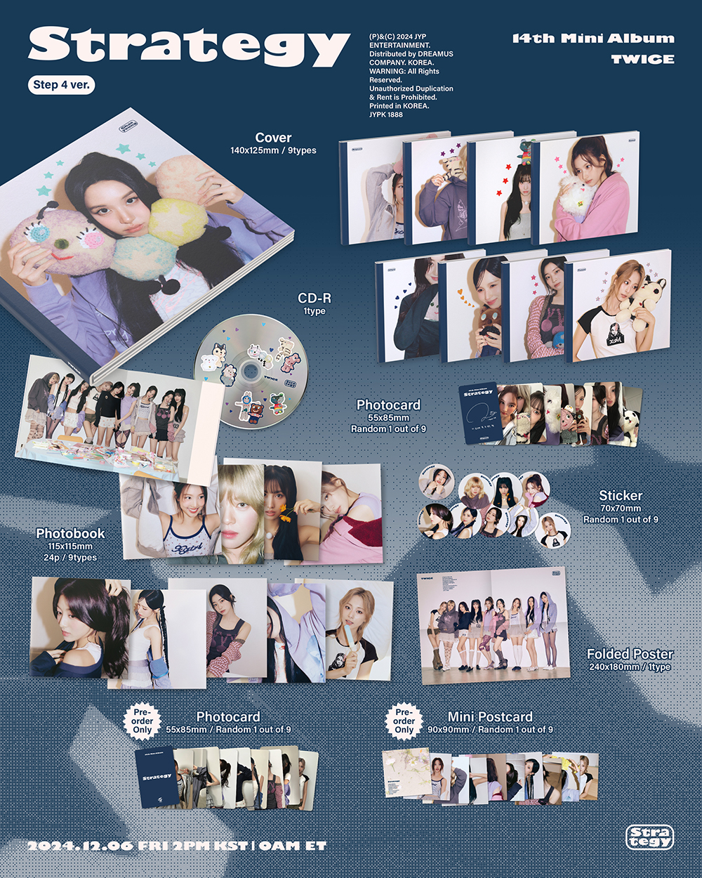 jp.ktown4u.com : [9CD セット] TWICE - ミニアルバム14集 [STRATEGY