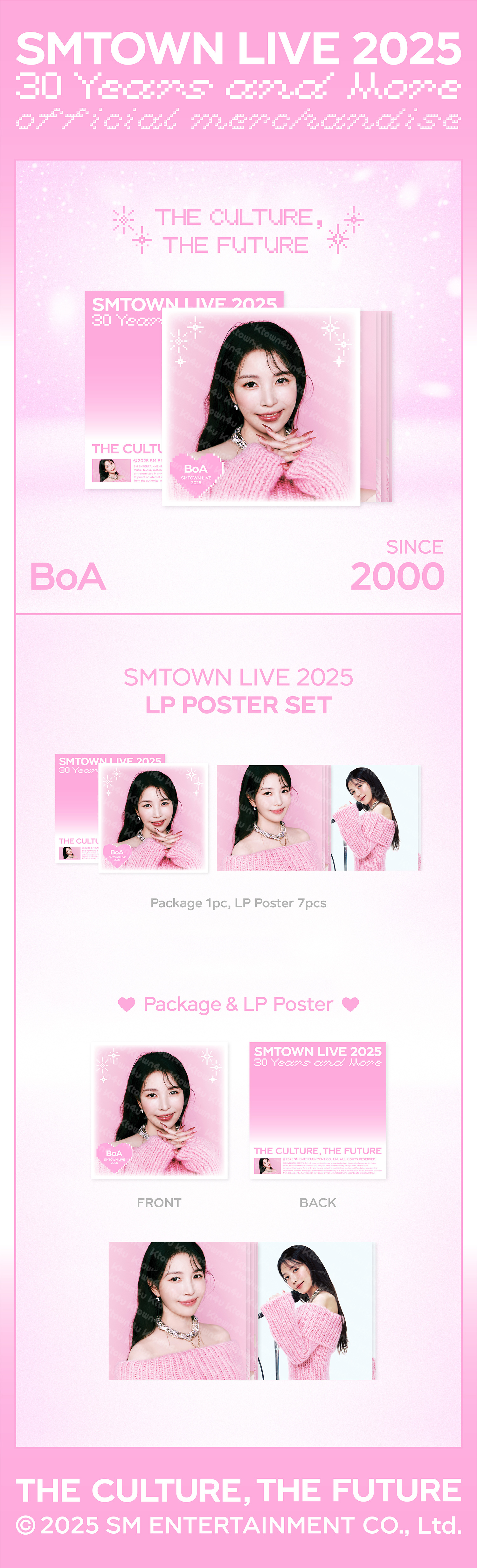 ktown4u.com : BoA - [SMTOWN LIVE 2025] LP POSTER SET