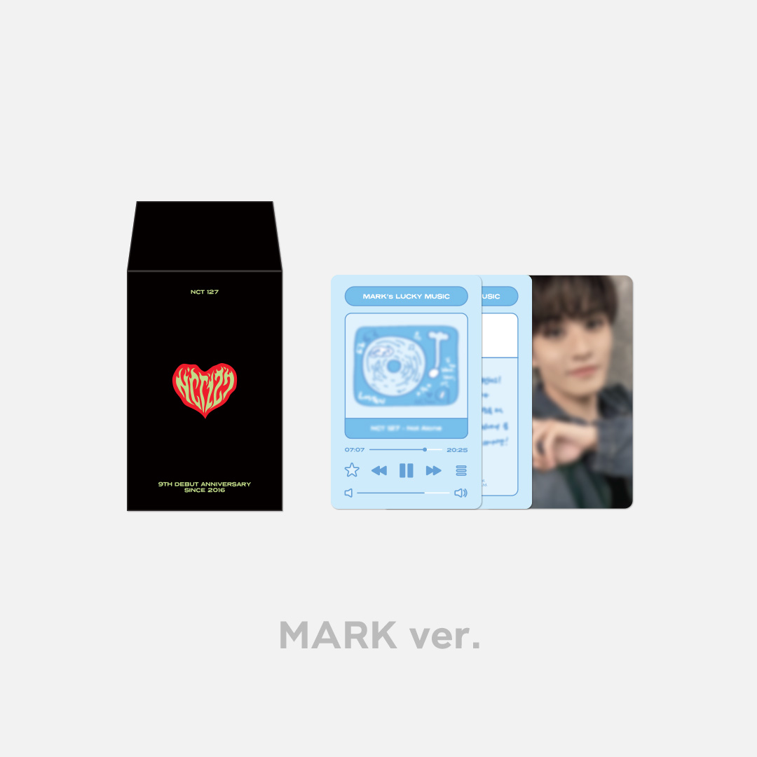 jp.ktown4u.com : NCT 127 - [9TH ANNIVERSARY MD] LUCKY CARD SET
