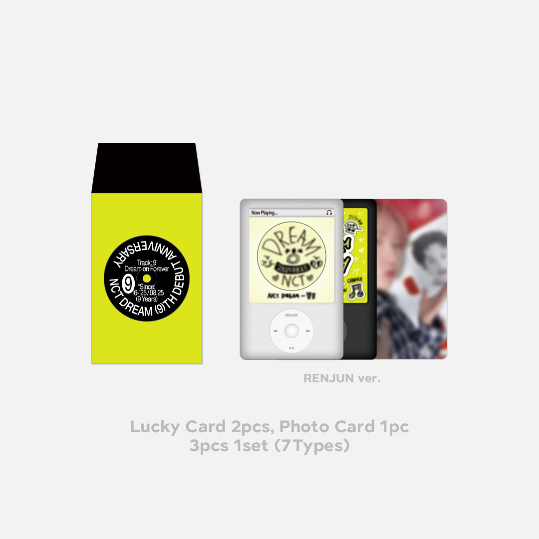 jp.ktown4u.com : NCT DREAM - [9TH ANNIVERSARY MD] LUCKY CARD SET
