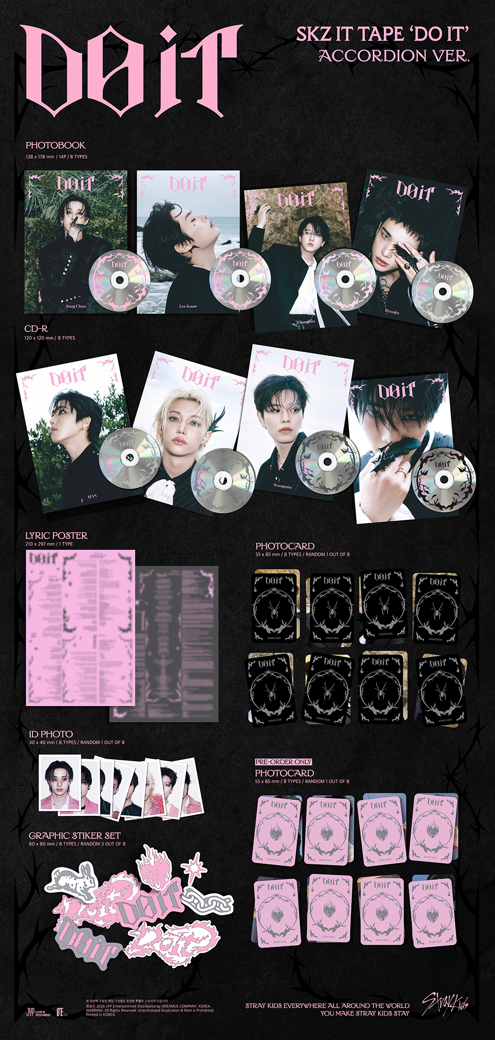 ktown4u.com : [8CD SET] Stray Kids - SKZ IT TAPE [DO IT