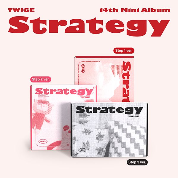 jp.ktown4u.com : TWICE - ミニアルバム14集 [STRATEGY] (Random Ver.)