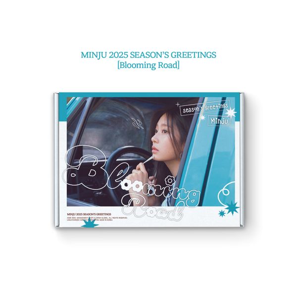 jp.ktown4u.com : KIM MIN JU - 2025 SEASON'S GREETIMGS [Blooming Road]