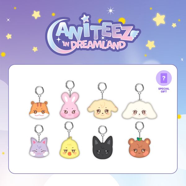 jp.ktown4u.com : ATEEZ - [ANITEEZ IN DREAMLAND] Mini face keyring