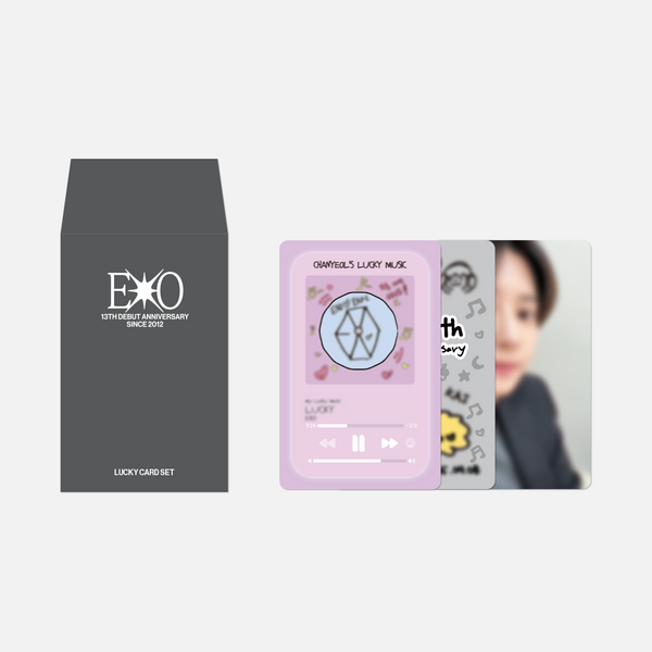 jp.ktown4u.com : EXO - [13TH ANNIVERSARY MD] LUCKY CARD SET