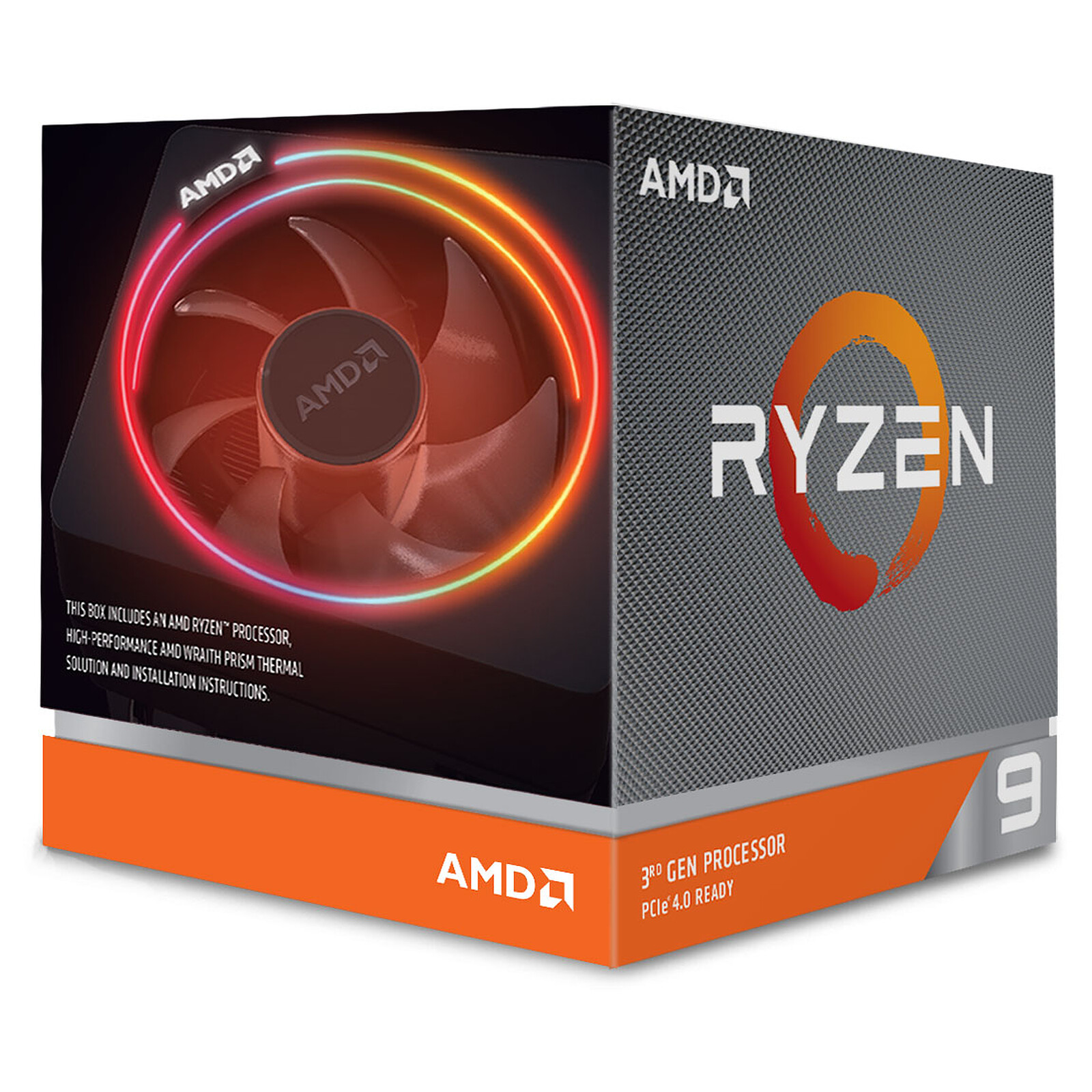 AMD Ryzen 9 3900X Wraith Prism LED RGB (3.8 GHz / 4.6 GHz