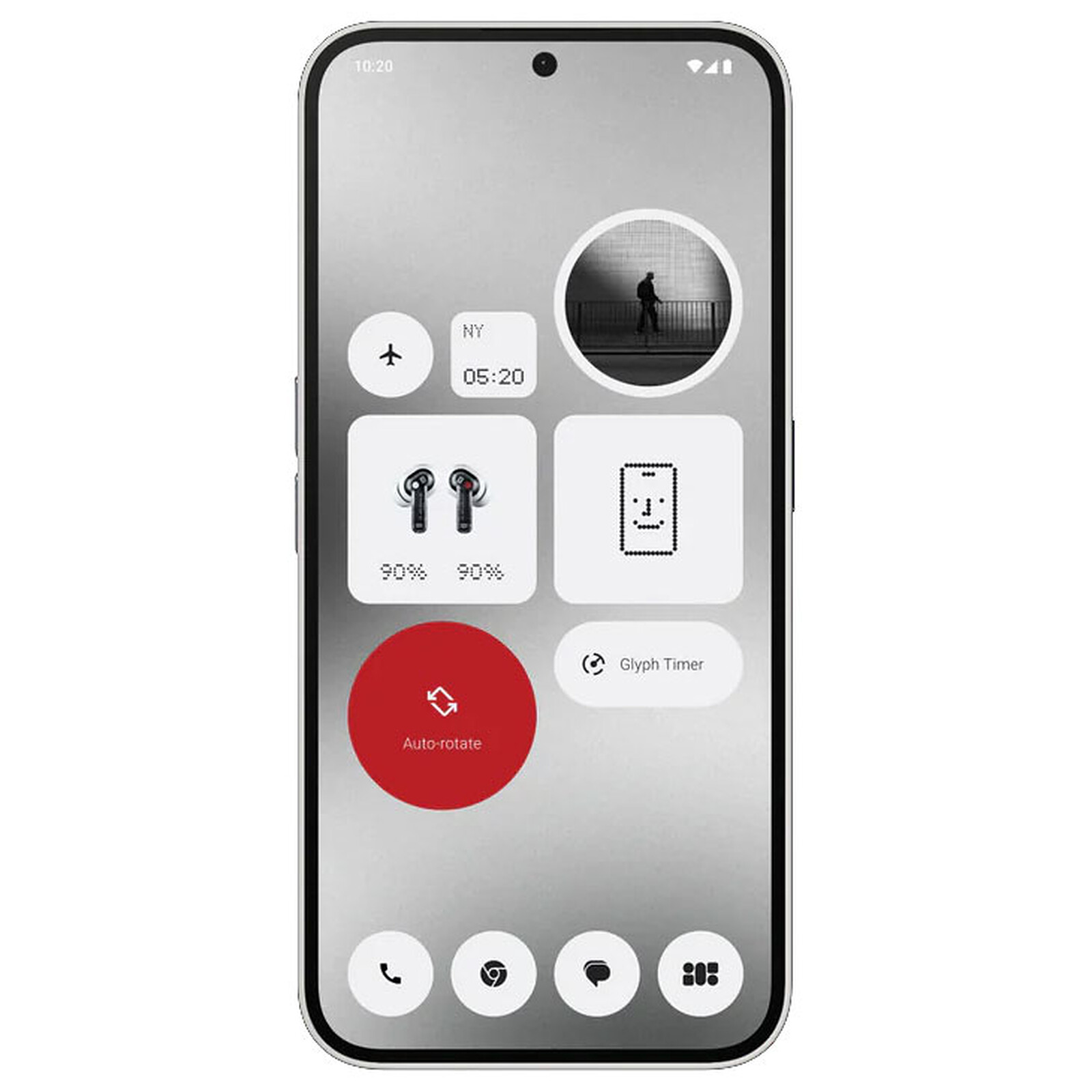 Nothing Phone (2a) (8 GB / 128 GB) White - Mobile phone