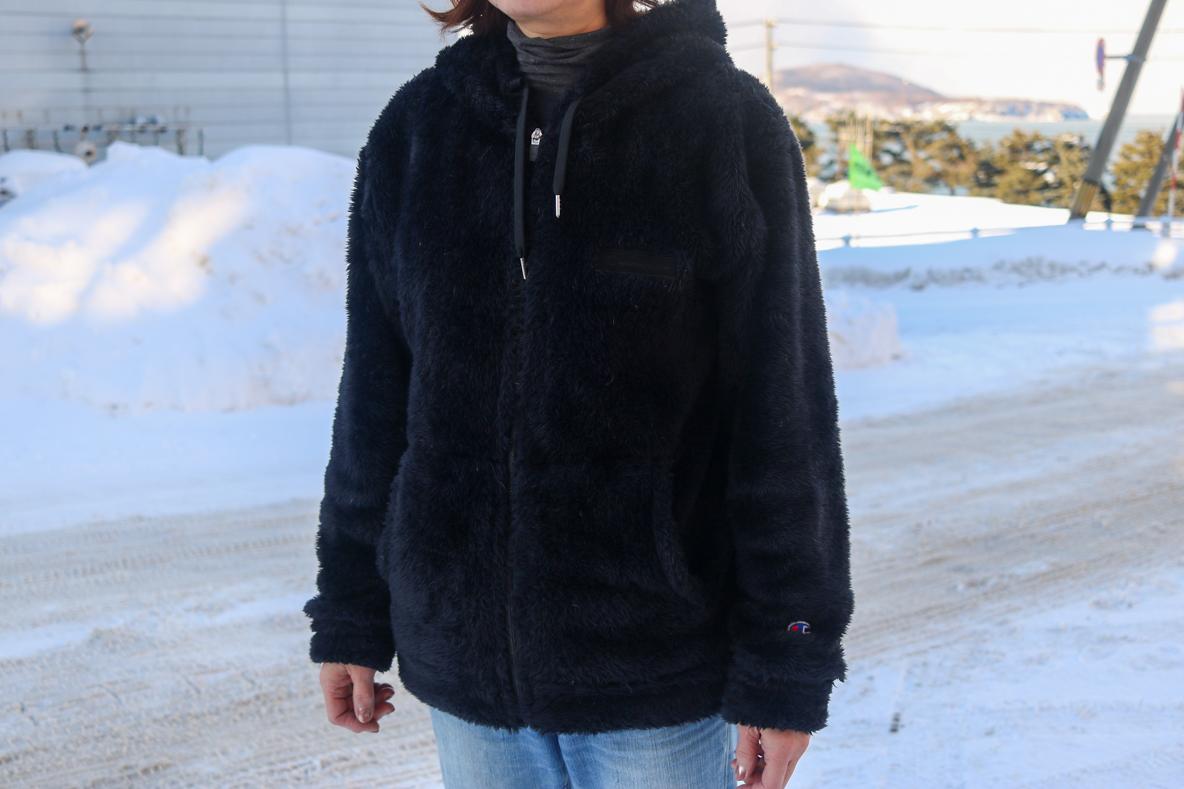 チャンピオンの「ボアフリースパーカー」を、北海道在住の私が激推し