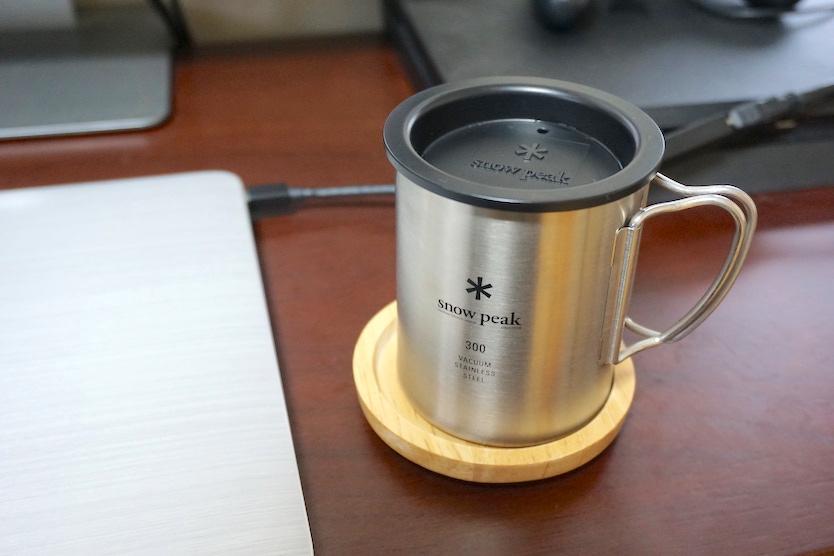 スノーピークの「ステンレス真空マグ」にフタをつけたら、最強の