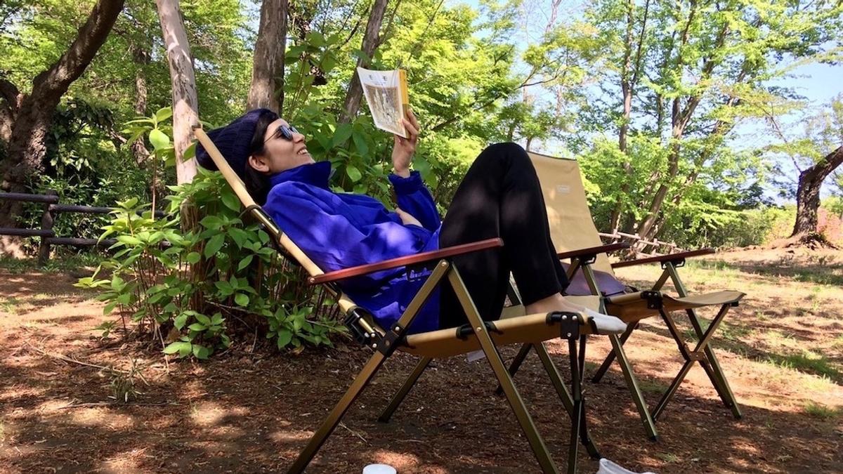 コールマンの「ファイアーサイドレイチェア」は、3段階の