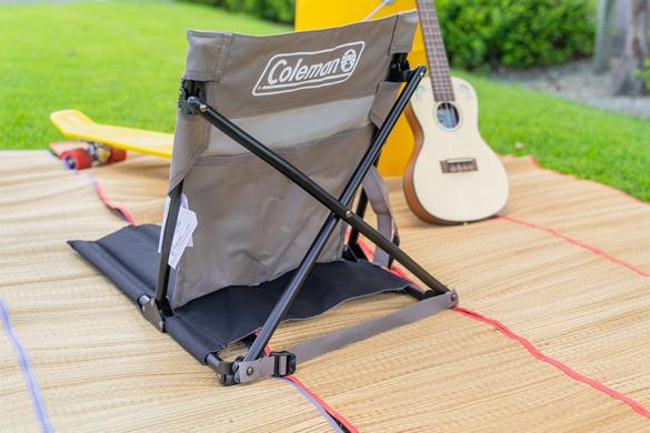 コールマンのコンパクトグランドチェアで「レジャーシートお尻痛い問題